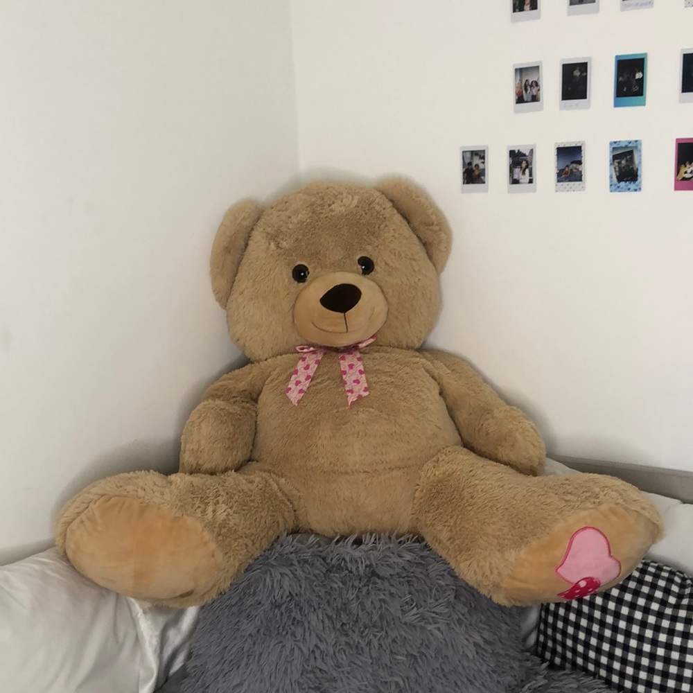 Oversized plush bear